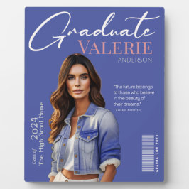 ✨Elegant & Modern Afstuderen fotoplaquette Fotoplaat