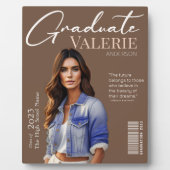 ✨Elegant & Modern Afstuderen fotoplaquette Fotoplaat (Voorkant)