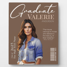 ✨Elegant & Modern Afstuderen fotoplaquette Fotoplaat