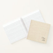 Elegant modern Afstuderen Guest Book Notitieboek (Binnen)