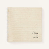 Elegant modern Afstuderen Guest Book Notitieboek (Voorkant)