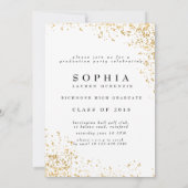 ELEGANT MODERN AFSTUDEREN KAART (Achterkant)