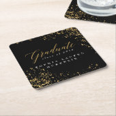 ELEGANT MODERN AFSTUDEREN KARTONNEN ONDERZETTERS (Schuin)