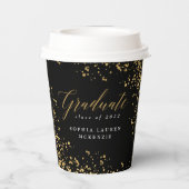 ELEGANT MODERN AFSTUDEREN PAPIERCUPS PAPIEREN BEKERS (Achterkant)