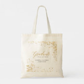 ELEGANT MODERN AFSTUDEREN TOTE BAG (Achterkant)