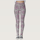 Elegant Modern Angel  Trendy Floral Leggings (Voorkant)