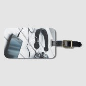 Elegant modern Bagagelabel (Voorkant (horizontaal))