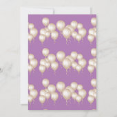 ELEGANT MODERN BALLOON PAARS BIRTHDAY KAART (Achterkant)