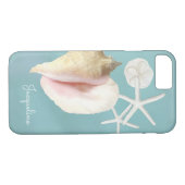 Elegant Modern Beach Conch Shell Starfish Art Case-Mate iPhone Case (Achterkant (Horizontaal))