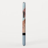 Elegant Modern Beagle met Monogram Naam Case-Mate iPhone Case (Achterkant/rechts)