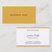 Elegant Modern Bedrijffirma Artistiek Eenvoudig On Visitekaartje (Voorkant / Achterkant)