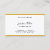 Elegant Modern Bedrijffirma Artistiek Eenvoudig On Visitekaartje (Achterkant)