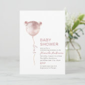 Elegant modern Beer Baby shower Kaart (Staand voorkant)