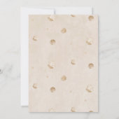 Elegant Modern Beer Wachten Baby shower Kaart (Achterkant)