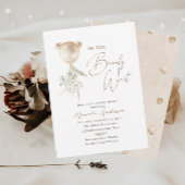 Elegant Modern Beer Wachten Baby shower Kaart