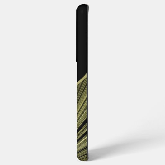 Elegant modern Black Gold Starburst Monogram Samsung Galaxy Hoesje (Achterkant horizontaal)