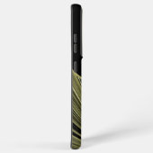 Elegant modern Black Gold Starburst Monogram Samsung Galaxy Hoesje (Rechterkant)