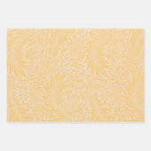 Elegant modern Black Red Gold Floral Pattern Inpakpapier Vel (Voorkant 2)