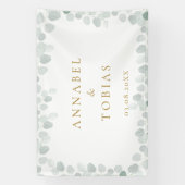 Elegant modern blad spandoek (Verticaal)