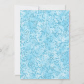 ELEGANT MODERN BLAUW MARBLE GLITTER SIMPEL KAART (Achterkant)