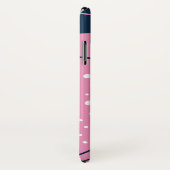 Elegant & modern blauw & roze Case-Mate iPhone case (Achterkant / rechts)