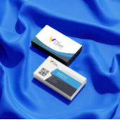 Elegant modern blauw Visitekaartje