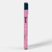 Elegant & Modern Blauw & Wit Case-Mate iPhone Case (Achterkant / Rechts)