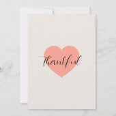 Elegant-modern bloemontwerp voor uw speciale dag kaart (Achterkant)