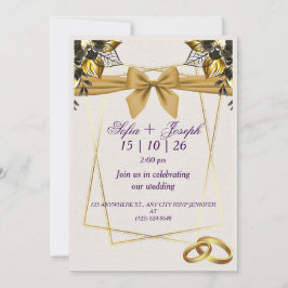 Elegant-modern bloemontwerp voor uw speciale dag kaart