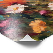 Elegant modern bloemthema foto afdruk (Hoek)