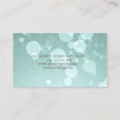 Elegant Modern Blue Dress Visitekaartje (Achterkant)