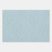Elegant modern Blue Floral Pattern Inpakpapier Vel (Voorkant 3)