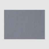 Elegant Modern Blue Grey Faux Linen Tissuepapier (Voorkant)