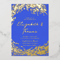 Elegant modern Blue Surfer Wave Beach Weddenschap