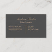 Elegant Modern Blumen Pastell Visitekaartje (Achterkant)