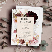 Elegant Modern Blush Roze Goud Vrijgezellenfeest Uitnodiging Briefkaart