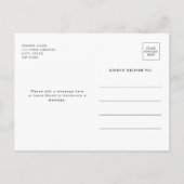 Elegant Modern Blush Roze Goud Vrijgezellenfeest Uitnodiging Briefkaart (Achterkant)