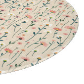 Elegant Modern Boho Chic Wildflower Snijplank (Hoek)