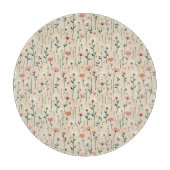 Elegant Modern Boho Chic Wildflower Snijplank (Voorkant)