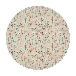 Elegant Modern Boho Chic Wildflower Snijplank