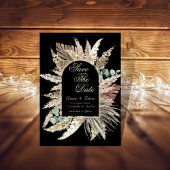 Elegant modern boho terracotta redt de datum kaart