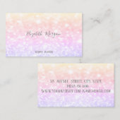 Elegant Modern Bokeh Ombre Visitekaartje (Voorkant / Achterkant)