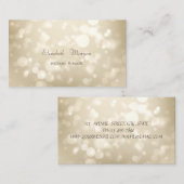 Elegant Modern Bokeh Visitekaartje (Voorkant / Achterkant)