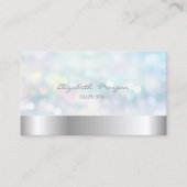 Elegant Modern Bokeh Visitekaartje (Voorkant)