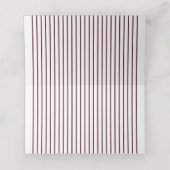 Elegant Modern Botanical Greenery Wedding Plaatskaartje (Binnenkant ongevouwen)