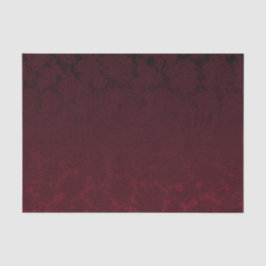 Elegant Modern Burgundy Floral Pattern Tissuepapier