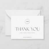 Elegant modern Business Promo Coupon en campagne Notitiekaartje (Voorkant)