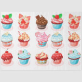 Elegant Modern Cake Tissuepapier (Voorkant)