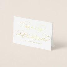 Elegant Modern Calligrafie Kerst