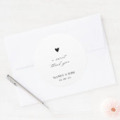 Elegant Modern Calligraphy Wedding Favor Sticker (Envelop)